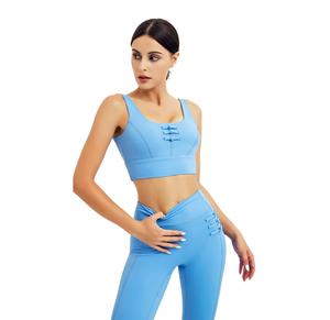 Conjunto de Yoga para mujer, traje deportivo de dos piezas, cintura alta para correr, ajustado, transpirable, malla elástica, conjunto de gimnasio, mallas para mujer - Product Image 1