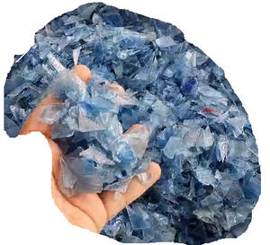 เศษขวดน้ำสีฟ้าสำหรับใช้ในอุตสาหกรรมมีการสั่งซื้อจำนวนมากเหมาะสำหรับการรีไซเคิลและการผลิตพลาสติก - Product Image 1