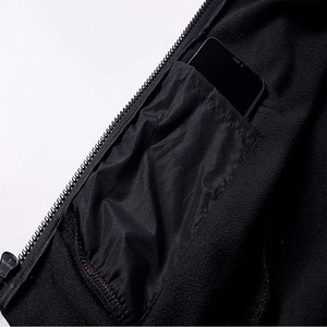 Haute qualité poids lourd Street Style hiver 450gsm laine anti-rétrécissement Logo personnalisé homme recadrée à capuche - Product Image 4