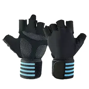 Gants d'haltérophilie avec support de poignet pour hommes femmes gants de gymnastique personnalisés pour l'entraînement musculation exercice d'entraînement - Product Image 6