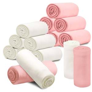 Wholesale 100% Polyester Coral Plush Fleece Blanket Cozy Oversized Winter <b>Throws</b> for Bed or Travel - Product Image 1