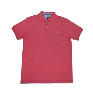 Nuevo diseño de moda 100% algodón Polo camiseta botón cuello soporte corto de talla grande verano Jersey patrón liso Logo OEM ODM trabajo - Product Image 3