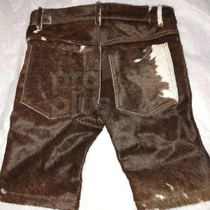 กางเกงขาสั้นหนังวัวแท้ ทำด้วยมือ ทนทาน แฟชั่น พรีเมียม เรียบง่าย สบาย ระบายอากาศได้ดี เป็นมิตรกับสิ่งแวดล้อม - Product Image 2