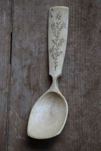 VOTRE CUILLÈRE EN BOIS SCULPTING Logo personnalisé Ustensile de cuisine en bois naturel Cuillère solide en bois d'acacia pour la cuisine - Product Image 4