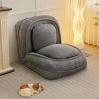Canapé-lit pliable pour humains et chiens, 5 positions réglables, fauteuil inclinable multi-positions, chaise de sol peu encombrante pour chambre et salon