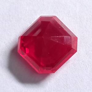Đẹp 100% tự nhiên hoàn hảo tự nhiên asscher cắt Pigeon Đỏ <span class=keywords><strong>Ruby</strong></span> Chứng Nhận Đá quý Vòng Kích thước đá quý - Product Image 4