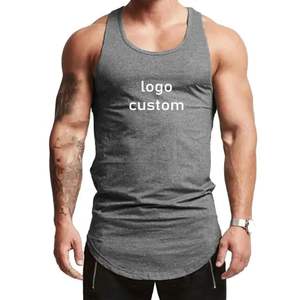 Haute qualité personnalisé Gym Fitness vêtements hommes sans manches débardeurs Shorts ensemble XL taille vêtements d'entraînement Sublimation Logo personnalisé - Product Image 1