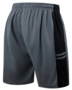 กางเกงขาสั้นลำลองผู้ชาย ผ้าไนลอน/คอตตอน ซักได้ เอวยางยืด มีเชือกผูก กระเป๋าซิป ระบายอากาศดี เหมาะสำหรับออกกำลังกาย สั่งซื้อได้แล้ว - Product Image 2