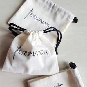 Offre Spéciale grand sac pochette en mousseline de coton biologique pour sac à main sac cadeau anti-poussière en coton imprimé avec logo personnalisé - Product Image 6