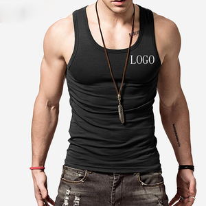 Débardeurs en coton pour hommes avec impression personnalisée vêtements de fitness à capuche prix de gros pour la course à pied débardeurs de taille - Product Image 3