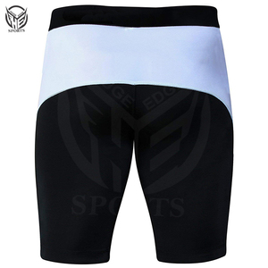 Pantalones Cortos de MMA de Alta Calidad con Logotipo Personalizado para Hombre, Diseño Sólido, Estilo Casual, Transpirables, con Cintura Elástica Media, Venta en Línea - Product Image 3