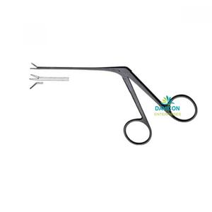 Pinzas de Micro oreja izquierda, instrumentos quirúrgicos recubiertos de negro dentado de alta calidad - Product Image 1