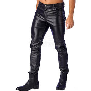 กางเกงผ้าแคนวาสหนังแท้สำหรับผู้ชาย ดีไซน์ล่าสุด บริการ OEM น้ำหนักเบา สวมใส่สบาย ระบายอากาศได้ดี เป็นมิตรกับสิ่งแวดล้อม คุณภาพพรีเมียม ทรงตรง - Product Image 6