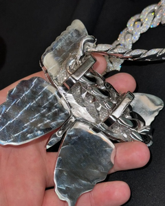 Pendentif Croix Personnalisé en Argent 925 Style Hip Hop, Design Tendance Streetwear Sertie de Diamants Moissanite, Breloques Personnalisées - Product Image 5