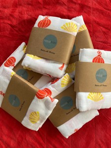 Manta Envolvente Doble de Muselina de Algodón Orgánico, 120 cm x 120 cm, Transpirable, para Bebés de Hasta 9 Meses - Product Image 2