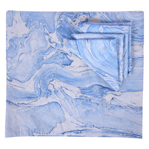 Top vente 100% coton véritable bloc fait à la main imprimé linge de table tulipe couverture de table - Product Image 2