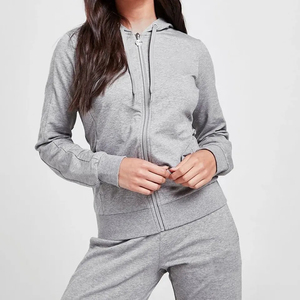 Ensemble de survêtements décontractés pour femmes unisexe personnalisé 100% coton coupe-vent respirant hiver léger délavé à l'acide - Product Image 4