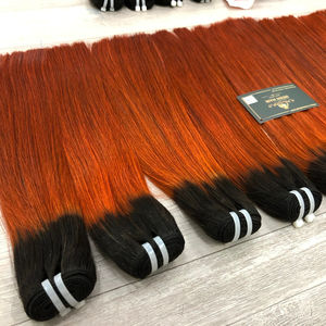 PRODUIT CHAUD Cheveux de trame de machine Diverses couleurs Cheveux humains vietnamiens Extensions de cheveux de haute qualité - Product Image 5