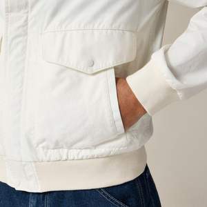 Bearfit luxe hommes Slim Fit coton sergé Cargo chemise veste respirant hiver automne fermeture à glissière personnalisé OEM Style décontracté - Product Image 4