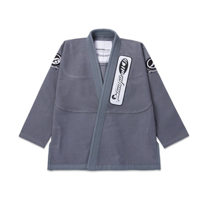 Kimono de Jiu-Jitsu Brésilien Shoyorol Gris Respirant, Durable, Séchage Rapide, Coupe Ample, 100% Coton 440g, Uniforme d'Arts Martiaux - Product Image 2