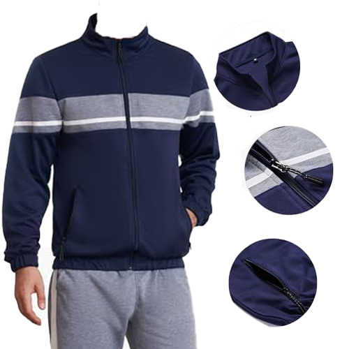 2025 Hot Selling 100% Cotton Custom 2-Piece Plain Track Sweat Suits Private Label Jogging Tracksuits with Logo for Adults