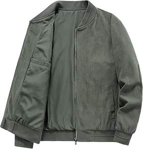 เสื้อแจ็คเก็ตผู้ชายแบบสปอร์ต ลำลอง กันน้ำ แห้งเร็ว ทรงบลูซอน มีฮู้ด ซิปปกติ ทำจากไนลอน - Product Image 5