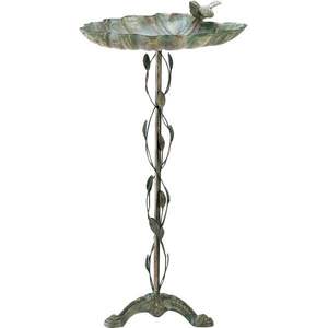 Bain d'oiseaux en métal artisanal pour une utilisation décorative en extérieur, créant une ambiance accueillante pour les oiseaux locaux - Product Image 5