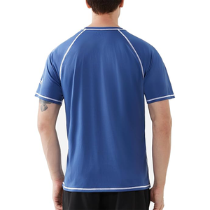 Ensemble short unisexe au genou t-shirt avec logo personnalisé Vente en gros Survêtements 2 pièces écologiques avec motif solide de marque privée - Product Image 4