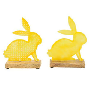 Décor de Pâques Lapin Ornements de table Décor à la maison Décorations de lapin de Pâques personnalisées pour cadeau de printemps - Product Image 4