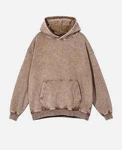 Sudaderas con capucha personalizadas de último diseño más nuevo para hombres Impresión digital personalizada Colores sólidos en tela de lana de algodón Precio de venta - Product Image 3