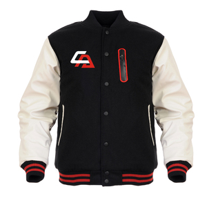 Autumn Winter Vintage Baseball Letterman Varsity Jackets for <b>Men</b> Custom Striped Embroidery Patches Formal Leather Sleeves <b>Men's</b> - Product Image 5