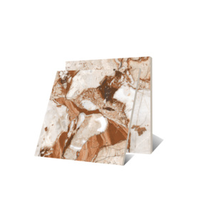 กระเบื้องแกรนิตหนา9มม. ขนาด600x600มม. งานตามสั่งหรูหราวิลล่าขนาดใหญ่พิมพ์ลายพื้นพอร์ซเลนสีสดใสทันสมัยสำหรับการตกแต่งภายใน - Product Image 1