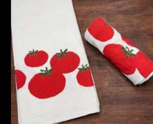 Serviette de cuisine éponge unie imprimée 100% coton MN éponge tissée et imprimée SUPER absorbant plusieurs couleurs brodées - Product Image 3