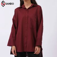Blusas y Camisas de Invierno para Mujer, Tallas Grandes, Delgadas, Transpirables, de Manga Larga, con Estampado de Plumas, 100% Lino