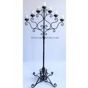 Candelabro de Metal dorado pulido para decoración de mesa, candelabro de decoración de hogar y boda más vendido, candelabro moderno a la venta - Product Image 4