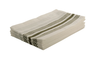 Serviette Bistro 100% coton serviettes de cuisine tissées vert olive durables à séchage rapide pour un usage domestique - Product Image 6