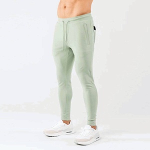Pantalons de survêtement épais en éponge française unis personnalisés pantalons de survêtement pour hommes de couleur unie en gros - Product Image 2