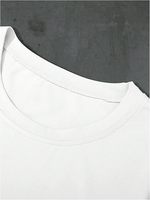 T-shirts décontractés à manches courtes pour hommes, t-shirts graphiques à lettres, col rond, coupe ample, hauts amples