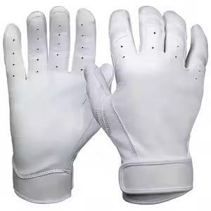 Gants de frappeur de baseball et softball personnalisables en cuir de mouton véritable respirant équipement de sport de plein air différentes tailles modèles tactiles - Product Image 4