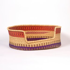 เตียงหญ้าทะเลธรรมชาติสำหรับลูกแมวอุปกรณ์สานสำหรับสัตว์เลี้ยงตะกร้าสานหญ้าทะเลดีไซน์ใหม่ - Product Image 5