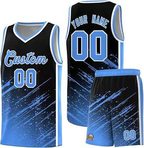 涤纶篮球服抗菌篮球男式制服 - Product Image 2