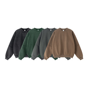 Personnalisable XL Taille 3D Solide Écologique Velours Lourd Pull à Capuche Durable Coupe-Vent Respirant Doublé ODM pour l'Hiver - Product Image 1