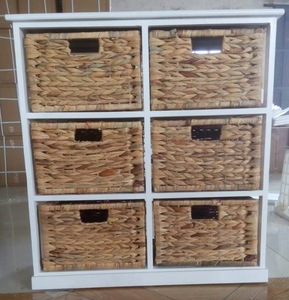 Cesta de bandeja de jacinto de agua rectangular clásica diseñada para exhibir, servir u organizar de Blue Lotus Vietnam - Product Image 2