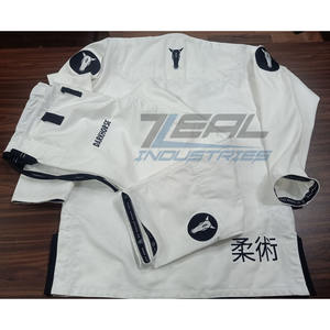 Wholesale Jiu Jitsu Gi <b>Kimonos</b> 100% Cotton 450 Gsm Gold Weave Pearl Weave <b>Jacket</b> 10oz 12oz Ripstop Twill Cotton Pants Pakistan - Product Image 3