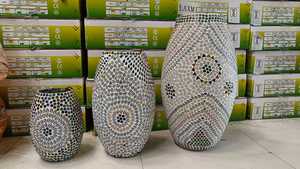 Haute qualité mosaïque verre bougeoir décoratif votif pour décorations Festival décor à la maison pièce maîtresse cadeaux accessoires - Product Image 3