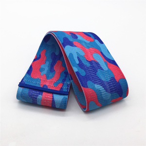 Bandas de ejercicio de círculo de cadera de algodón de tela elástica alta para uso doméstico de Fitness con todos los niveles de resistencia y bandas de cadera de colores - Product Image 4