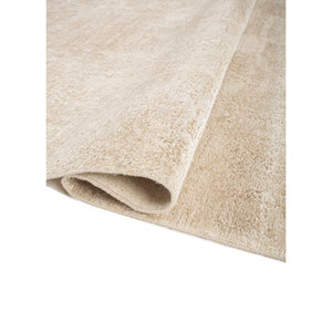 Alfombra Rectangular de Lana y Seda Entropy Ivory, Tejida a Mano, Color Sólido, para Hogar y Auto, Modelos Puzzle y Pasillo-Esh-1522 - Product Image 2