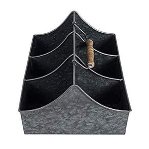 Pièce maîtresse décorative galvanisée pour table à manger de ferme fêtes mariages événements spéciaux style de rangement rustique - Product Image 4