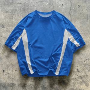 Camiseta de Algodón Estampada, Estilo Casual de Verano, Diseño Gráfico, Corte Holgado, Moda Hip Hop, Camiseta Personalizada para Hombre - Product Image 1