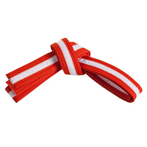 เข็มขัดคาราเต้ผ้าฝ้าย100% แบบกำหนดเองทนทานชุดศิลปะการต่อสู้ยูโดและกังฟู160ซม.-360ซม. มีบริการ OEM ที่แตกต่างกัน - Product Image 4